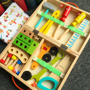 男孩工具箱组装维修拧螺丝玩具儿童百变螺母拆装组合早教益智积木