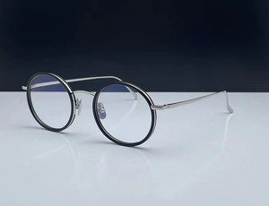金子眼镜溥仪合作版圆形纯钛超轻近视镜KMG-120男女同款复古眼镜