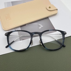 EYEVAN7285眼镜 方形超轻近视镜 板材框纯钛镜腿 男女同款休闲款