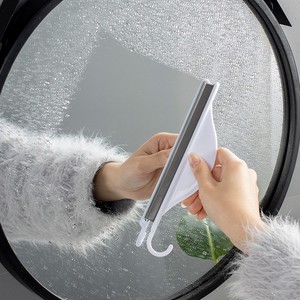 迷你小刮水器洗手台玻璃卫生间日本台面清洁刷板镜子除雾神器可挂