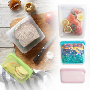 美国stasher硅胶袋保鲜低温慢煮袋食品储藏袋水果食品便携密封袋