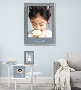 宝宝相册摆台相框16寸三四件套定制儿童成长记录相框挂墙创意组合