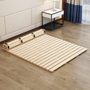 新榻榻米床板实木床垫硬床板18护腰卷木板排骨架12松木折叠15米品