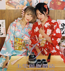 和服女改良中国风正装传统复古日式闺蜜趴主题日料打卡拍照片服装