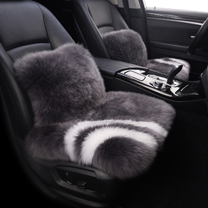 宝马3系5系X1X3X4X5新款纯羊毛汽车坐垫冬季保暖单片无靠背车座垫