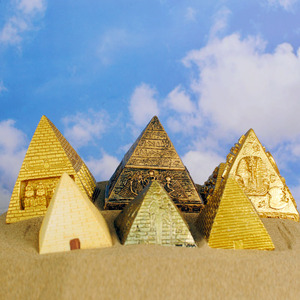 埃及胡夫金字塔模型装饰品摆件创意旅游纪念品组合小摆设摄影道具