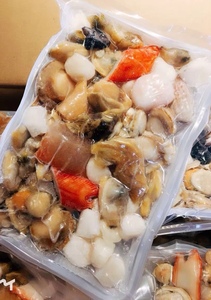 【全新包装】全家福海鲜组合海杂拌参鱼虾蟹贝类蛤肉海鲜火锅包邮