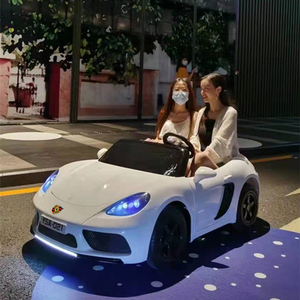 亲子款双人座儿童电动汽车四轮遥控超大号小孩玩具一体车可坐大人