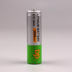久量18650锂电池 2000毫安风扇可充电台灯3.7v正品平头强光手电筒