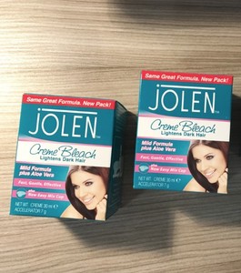 现货 英国购Jolen染眉膏漂胡剂眉毛脱色漂眉剂毛发漂白芦荟防过敏