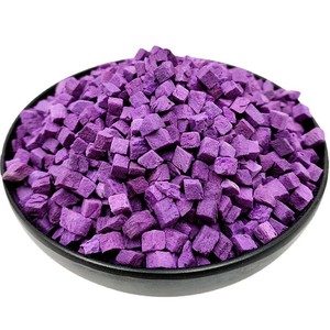 冻干紫薯丁颗粒烘焙零食脱水烘干紫薯丁干煮熬粥饭蛋糕装饰袋装