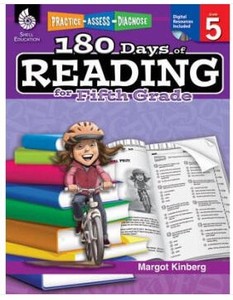 英文原版 180 Days of Reading for Fifth Grade 5