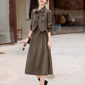 裁缝学苑AX176 新中式连衣裙纸样马甲裙子女装套装服装衣服打版裁