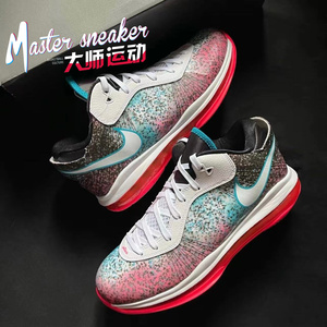 Nike男鞋LeBron 8詹姆斯迈阿密之夜气垫耐磨运动篮球鞋DJ4436-100