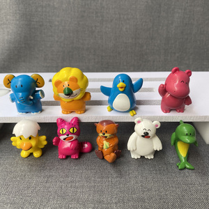 正版散货 japan 愉快动物饼干大象河马狮子 摆件模型玩具