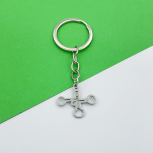 转运RNA理科生钥匙扣化学元素分子项链挂件钛钢时尚配饰开学礼物
