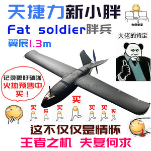 天捷力新小胖FatSoldier胖兵 长航时固定翼FPV载机极限玩家选择