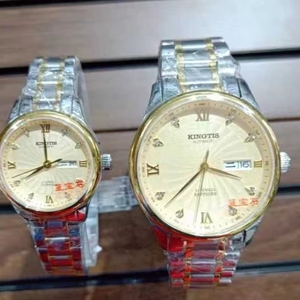 上海精铁时情侣全自动机械表时尚腕表实体店销售 正品保证K2015