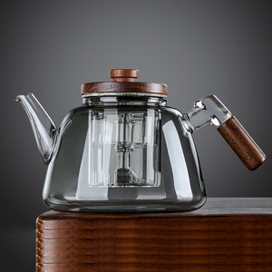 玻璃茶壶煮茶壶耐高温电陶炉高档养生蒸茶壶大容量烧水泡茶壶单壶