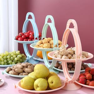 塑料果盘网红水果盘家用客厅现代创意瓜子干果茶几果盆零食糖果盒