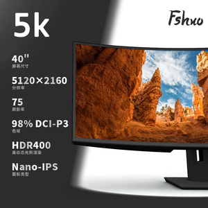 40英寸5K显示器 21:9曲面49寸带鱼屏Nano IPS设计师LG屏幕Type-C