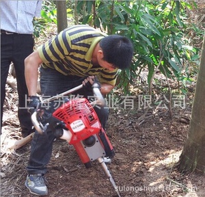 小松便携式QNW50挖树机、创宇牌移树机、汽油挖土球、汽油挖树机
