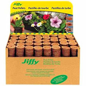 进口Jiffy育苗块压缩营养土花卉蔬菜种子培育介质基质块育苗盒