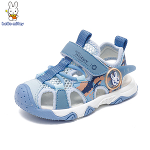 小兔米菲童鞋宝宝鞋子儿童夏季镂空运动男童防滑软底小童幼童凉鞋