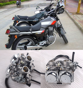 适用双缸摩托车CBT250化油器本田王CBT125双缸发动机CA250化油器