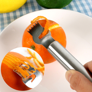 不锈钢柠檬刨丝刀橙子刮皮刨丝刮丝器橙子刨皮刀多用果皮刮条器