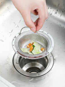 埃摩卡厨房水槽不锈钢过滤网下水道洗菜盆水池洗碗槽提笼盖子水塞