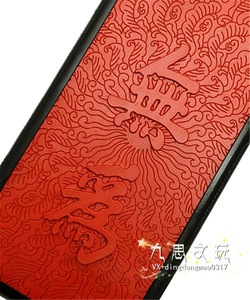 漆雕大漆雕漆剔红 漆器手机壳 无为 iPhone6/7/8plus/X/13ProMAX