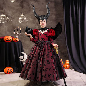 六一儿童节服装女童cosplay公主裙小女孩角色扮演女巫吸血鬼服饰