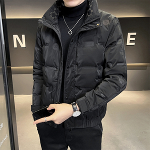 男士羽绒服冬季新款韩版修身立领轻薄保暖上衣男装灰鸭绒大码外套