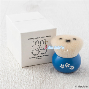 日本代购 miffy米菲兔蘑菇头职人手工熊野笔化妆刷腮红刷高光修容