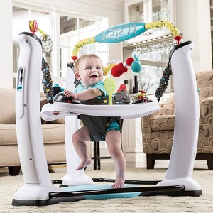 美国Evenflo婴儿跳跳椅玩具健身架宝宝早教弹跳蹦跳神器4-18个月