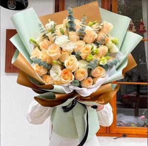 扬州市三八妇女节送女友鲜花红玫瑰花束礼盒高邮仪征宝应同城花店