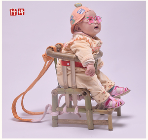婴儿竹椅 宝宝竹抱椅背篓手工竹腰凳夏季围椅背篼竹轿椅座椅坐凳