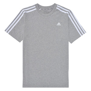 Adidas/阿迪达斯男女童装休闲运动短袖T恤灰色2024夏季新款IB1669