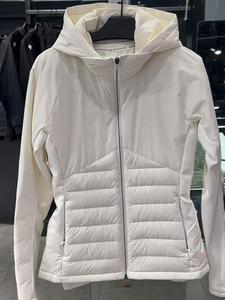 超好看轻薄款白色羽绒棉服外套女2024冬季运动外套高级感保暖显瘦