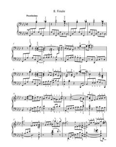 卡普斯汀 音乐会练习曲第八首Op.40No.8钢琴谱 电子版乐谱