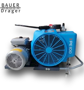 德尔格PE100空气呼吸器充气泵移动式高压压缩机100L电动驱动
