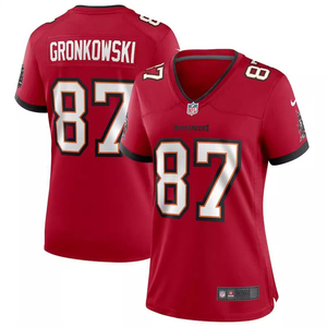 NFL坦帕湾海盗 T.B Buccaneers 球服女 87# Gronkowski 橄榄球衣