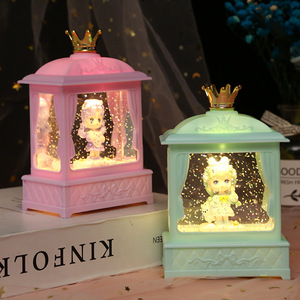 女团洛丽塔公主城堡水晶灯音乐盒风灯摆件儿童圣诞节生日礼物礼品