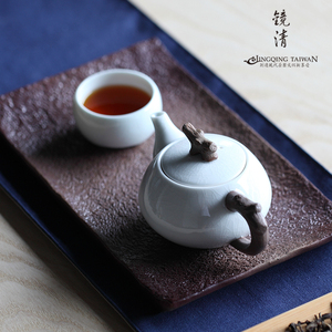 台湾镜清开片哥窑茶具套装全套整套陶瓷功夫茶具套装茶杯茶壶