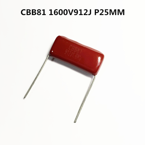 CBB81薄膜电容器1600V912J  1.6KV912J 0.0091UF P25MM