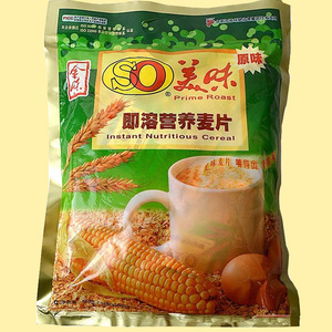 新加坡金味SO美味麦片即食燕麦片小时候的味道冲饮营养纯麦片包邮