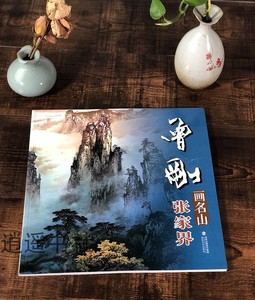 曾刚画名山张家界国画写意彩墨山水画集图谱山石云水树木写生