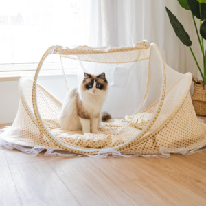 猫咪帐篷可折叠猫产房全封闭式简易猫笼子夏季防蚊猫屋超大号猫窝