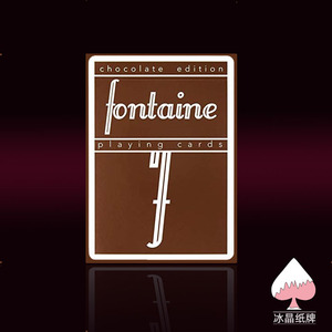 【冰晶纸牌】巧克力方丹扑克 Chocolate Fontaine  花切魔术收藏